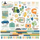 Simple Stories Happy Travels Cardstock Stickers (24402)