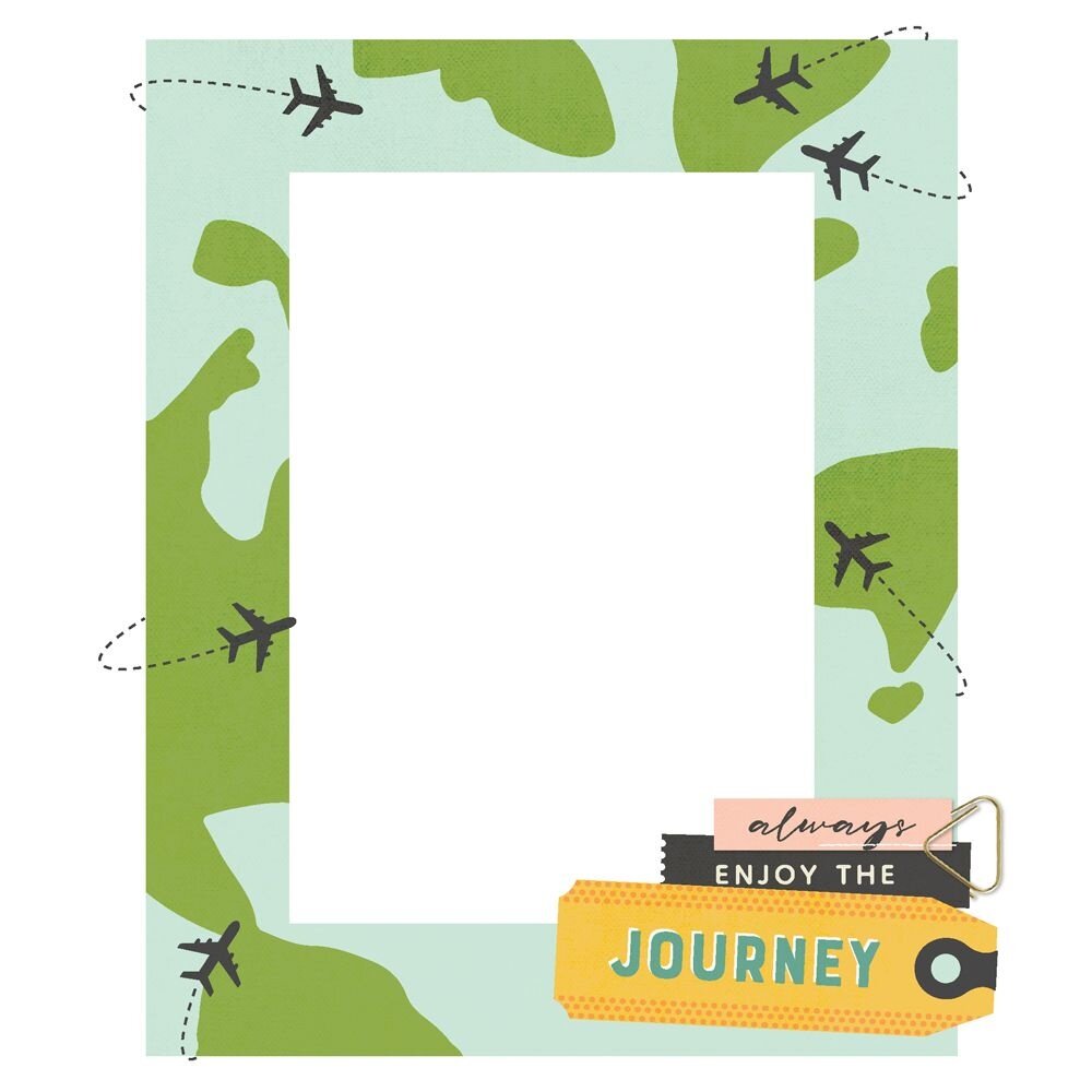Simple Stories Happy Travels Chipboard Frames (24422) Simple Stories Happy Travels Chipboard Frames (24422)