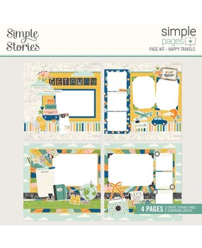 Simple Stories Happy Travels Simple Pages Kit (24428) Simple Stories Happy Travels Simple Pages Kit (24428)
