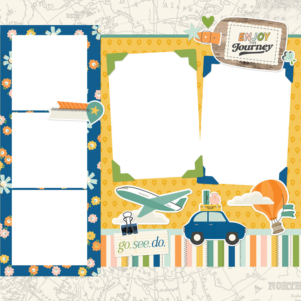 Simple Stories Happy Travels Simple Pages Kit (24428) Simple Stories Happy Travels Simple Pages Kit (24428)