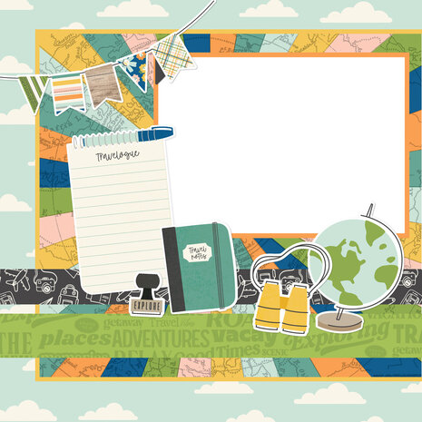 Simple Stories Happy Travels Simple Pages Kit (24428) Simple Stories Happy Travels Simple Pages Kit (24428)