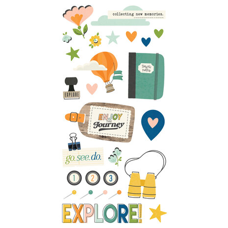 Simple Stories Happy Travels Simple Pages Kit (24428) Simple Stories Happy Travels Simple Pages Kit (24428)