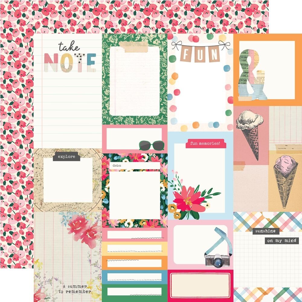 Simple Stories Sunny Days 12x12 Inch Collection Kit (24500)