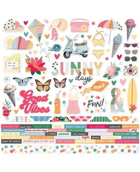 Simple Stories Sunny Days Cardstock Stickers (24502)