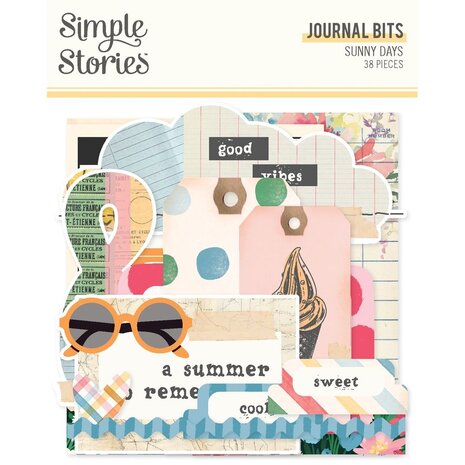 Simple Stories Sunny Days Journal Bits (24519) Simple Stories Sunny Days Journal Bits (24519)