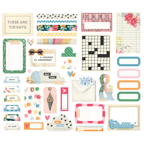 Simple Stories Sunny Days Journal Bits (24519) Simple Stories Sunny Days Journal Bits (24519)