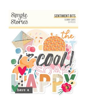 Simple Stories Sunny Days Sentiment Bits (24521)