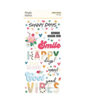 Simple Stories Sunny Days Foam Stickers (24523)
