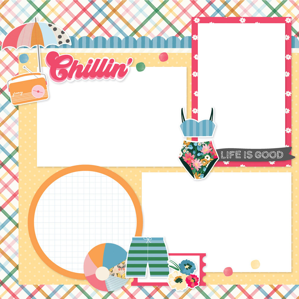 Simple Stories Sunny Days Simple Pages Kit (24528) Simple Stories Sunny Days Simple Pages Kit (24528)