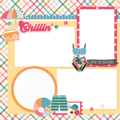 Simple Stories Sunny Days Simple Pages Kit (24528) Simple Stories Sunny Days Simple Pages Kit (24528)