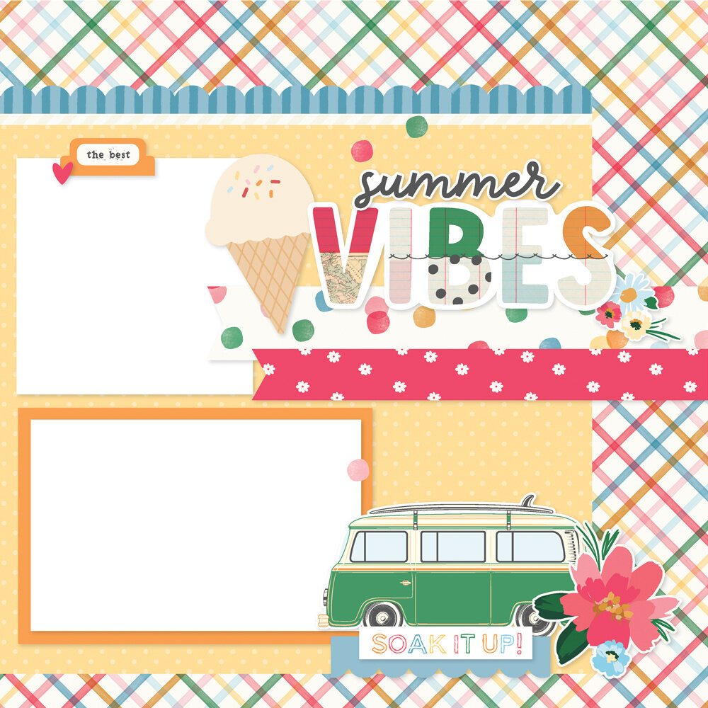 Simple Stories Sunny Days Simple Pages Kit (24528) Simple Stories Sunny Days Simple Pages Kit (24528)