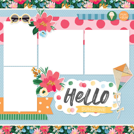 Simple Stories Sunny Days Simple Pages Kit (24528) Simple Stories Sunny Days Simple Pages Kit (24528)