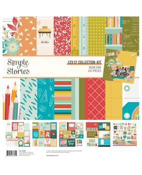 Simple Stories Book Fair 12x12 Inch Collection Kit (24600) Simple Stories Book Fair 12x12 Inch Collection Kit (24600)