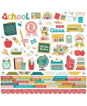 Simple Stories Book Fair Cardstock Stickers (24602) Simple Stories Book Fair Cardstock Stickers (24602)