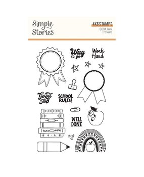 Simple Stories Book Fair Stamps (24616) Simple Stories Book Fair Stamps (24616)