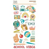 Simple Stories Book Fair 6x12 Inch Chipboard Stickers (24617)