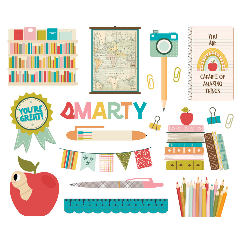 Simple Stories Book Fair Big Bits (24621) Simple Stories Book Fair Big Bits (24621)