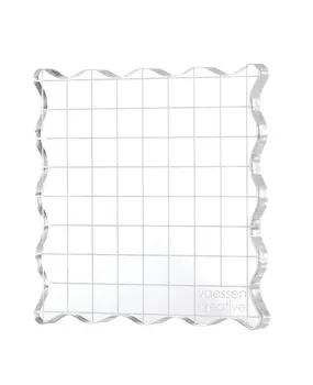 Vaessen Creative Acrylblok Raster 9x9 cm (1009-023) Vaessen Creative Acrylblok Raster 9x9 cm (1009-023)