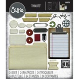 Sizzix Thinlits Die Set Vault Noteworthy (666876)