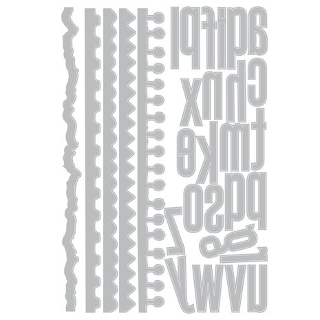 Sizzix Thinlits Die Set Vault Edges (666873) Sizzix Thinlits Die Set Vault Edges (666873)