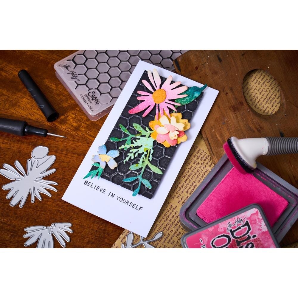 Sizzix Sidekick Embossing Folder & Thinlit Set Vault Side Order Floristry (666872)