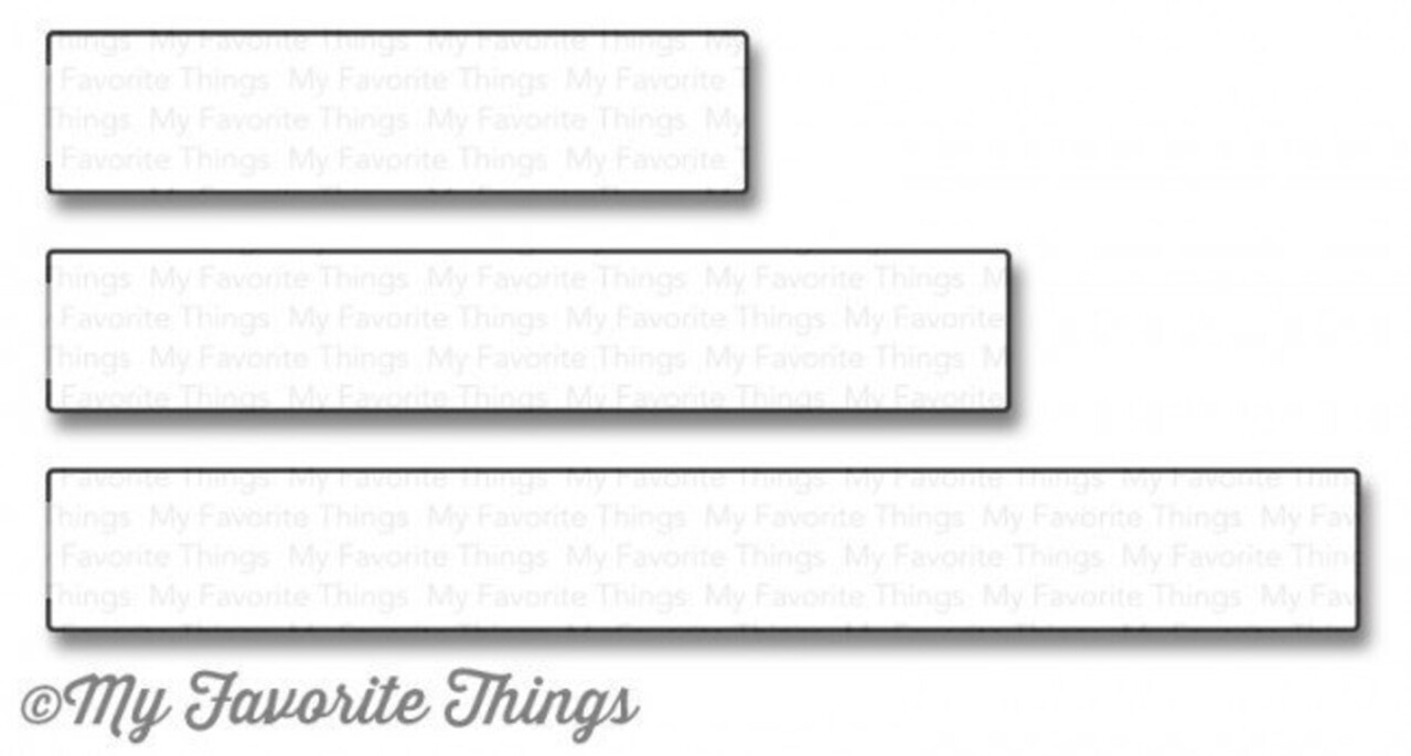 My Favorite Things Interactive Rectangle Word Windows (MFT-1083) My Favorite Things Interactive Rectangle Word Windows (MFT-1083)