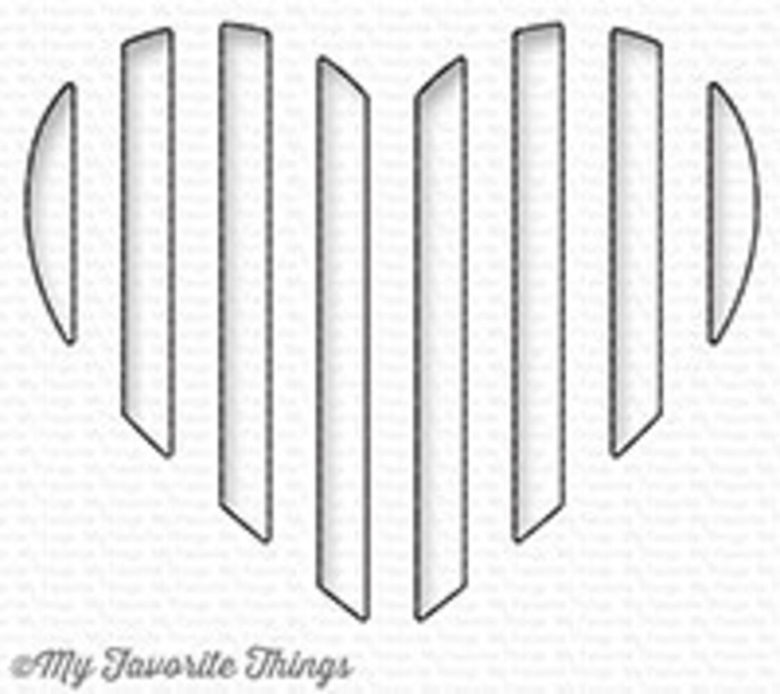 My Favorite Things Die-Namics Peek-a-Boo Striped Heart (MFT-1241) My Favorite Things Die-Namics Peek-a-Boo Striped Heart (MFT-1241)