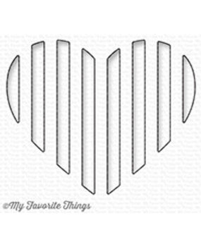 My Favorite Things Die-Namics Peek-a-Boo Striped Heart (MFT-1241) My Favorite Things Die-Namics Peek-a-Boo Striped Heart (MFT-1241)