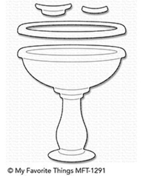 My Favorite Things Die-Namics Birdbath (MFT-1291)