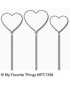 My Favorite Things Die-Namics Heart Balloons (MFT-1356) My Favorite Things Die-Namics Heart Balloons (MFT-1356)