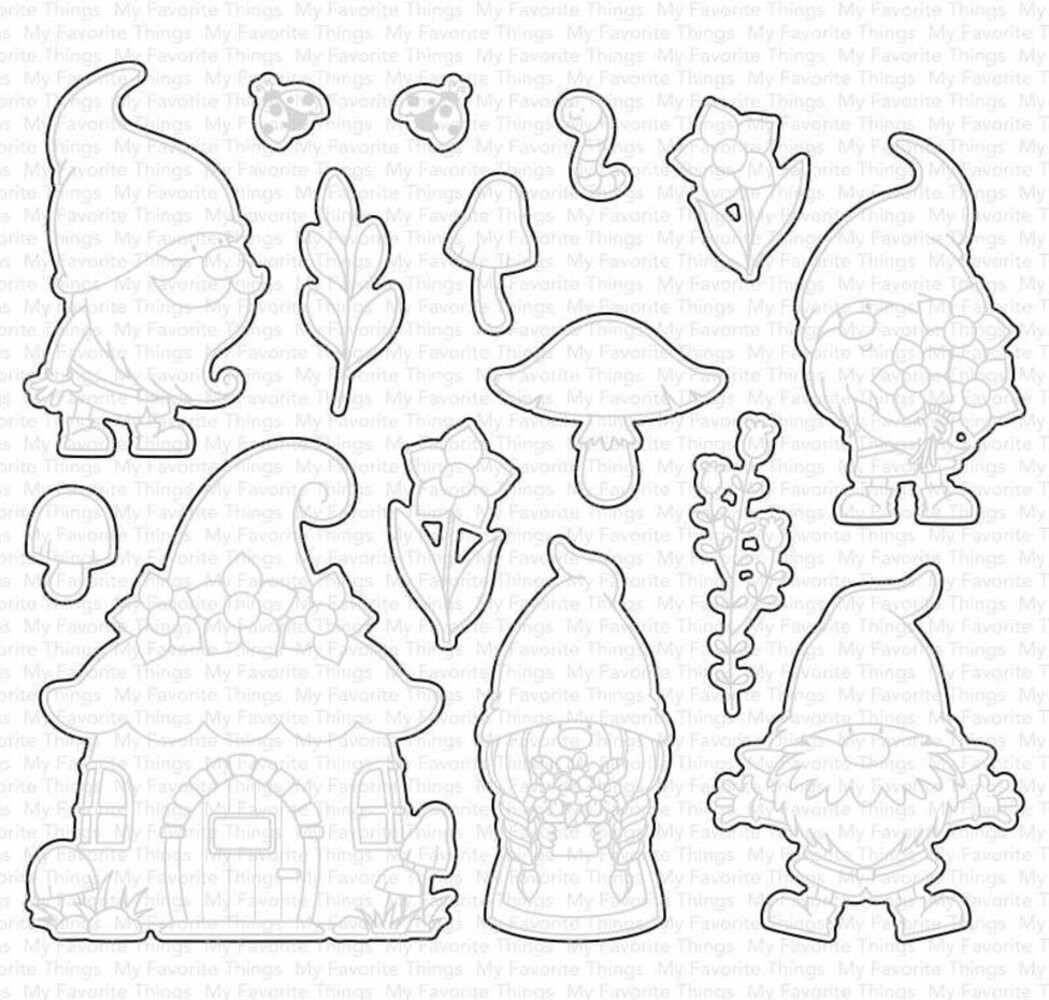 My Favorite Things Die-namics Hanging with My Gnomies (MFT-1740)
