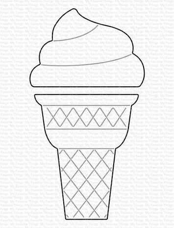 My Favorite Things Die-namics Ice Cream Cone (MFT-1783) My Favorite Things Die-namics Ice Cream Cone (MFT-1783)