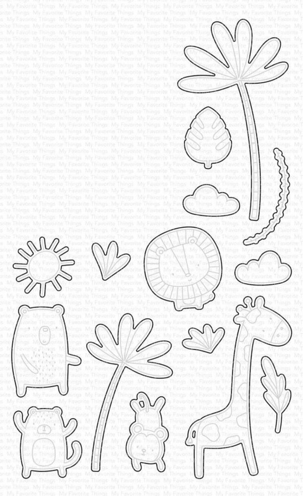 My Favorite Things Die-namics Sweet Safari (MFT-1897) My Favorite Things Die-namics Sweet Safari (MFT-1897)