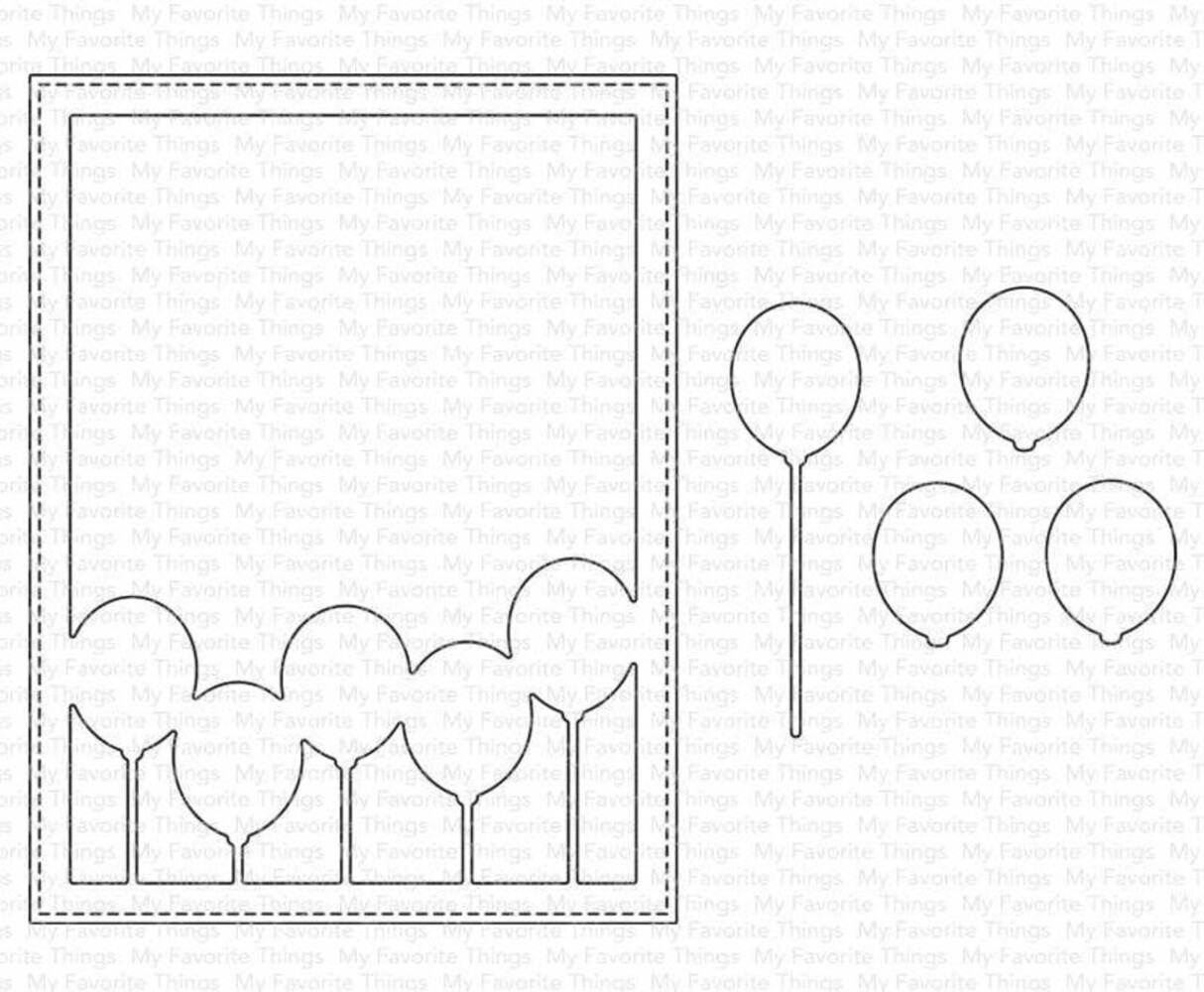My Favorite Things Die-namics Balloon Cover-Up (MFT-1951)