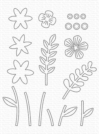 My Favorite Things Die-namics Box Card Bouquet (MFT-1988)