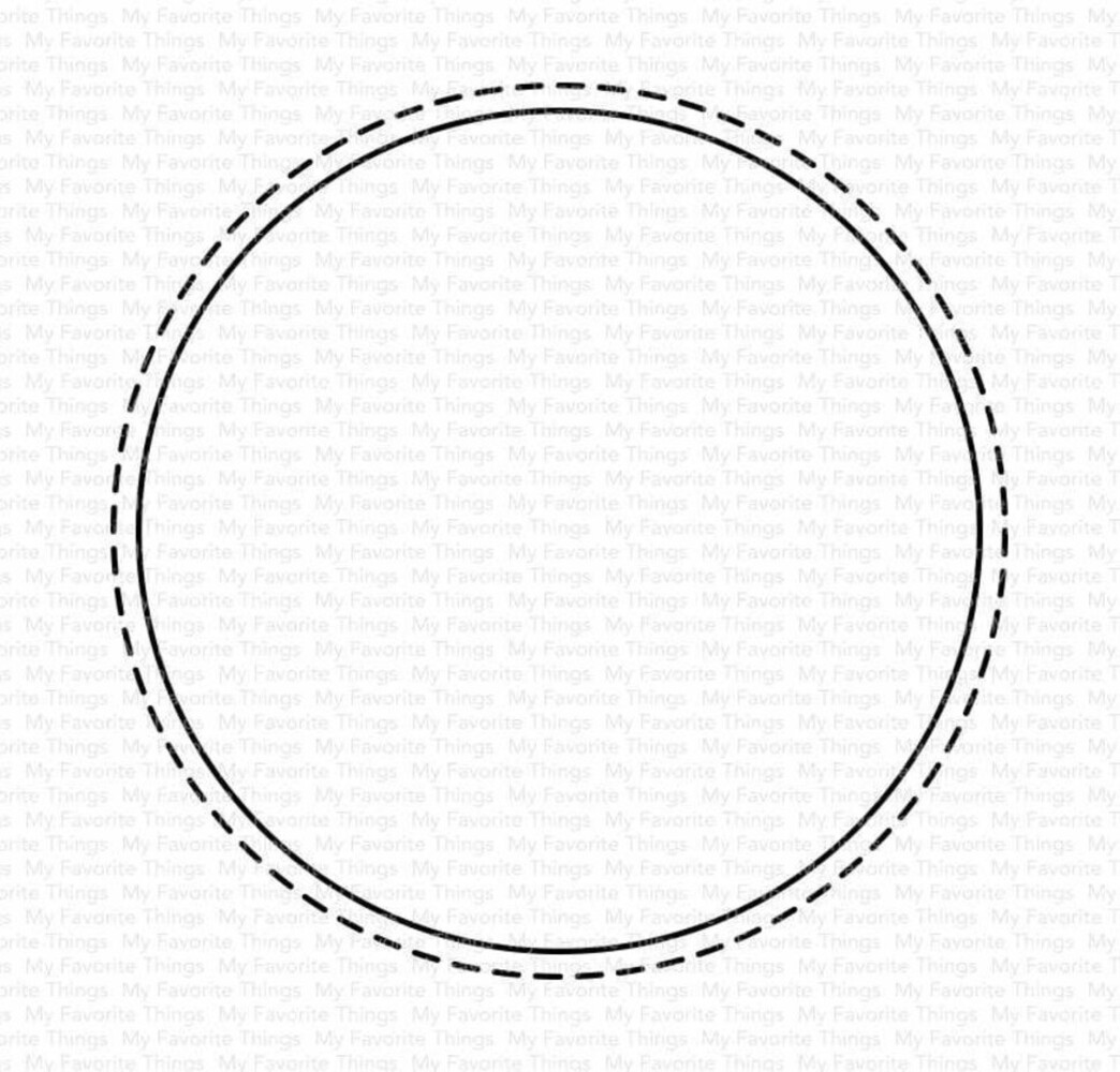 My Favorite Things Die-namics Stitched Circle Shaker Window (MFT-1986)