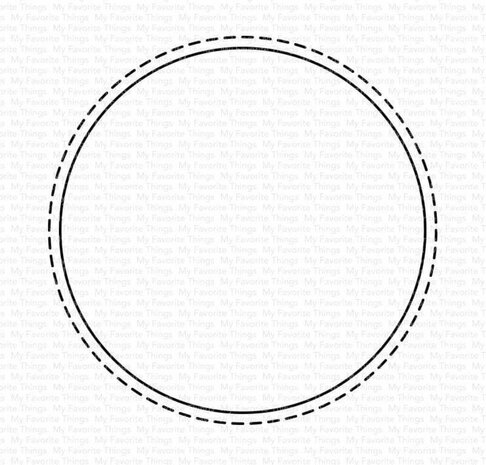 My Favorite Things Die-namics Stitched Circle Shaker Window (MFT-1986)