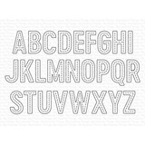 My Favorite Things Die-namics In Stitches Alphabet (MFT-1999)