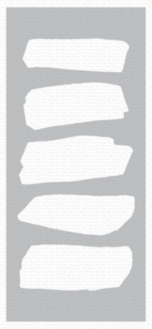 My Favorite Things Paint Strokes Stencil (ST-174)