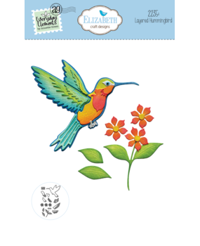 Elizabeth Craft Designs Sunny Days Dies Layered Hummingbird (2235) Elizabeth Craft Designs Sunny Days Dies Layered Hummingbird (2235)