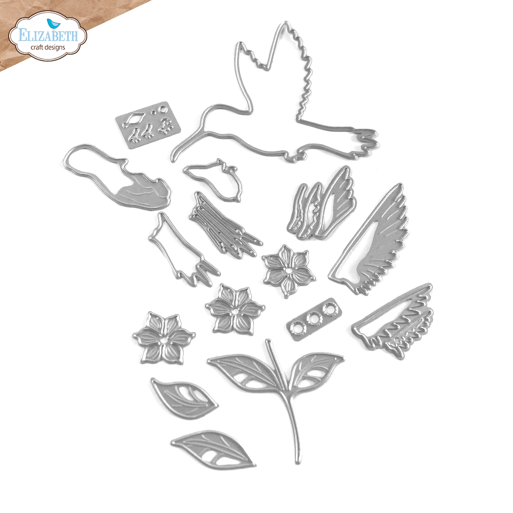 Elizabeth Craft Designs Sunny Days Dies Layered Hummingbird (2235)