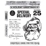 Stampers Anonymous Cling Stamps Jolly Santa (CMS442)