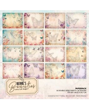 Berrie's Beauties Butterflies A4 Paper Pack (BBPPA410012) Berrie's Beauties Butterflies A4 Paper Pack (BBPPA410012)