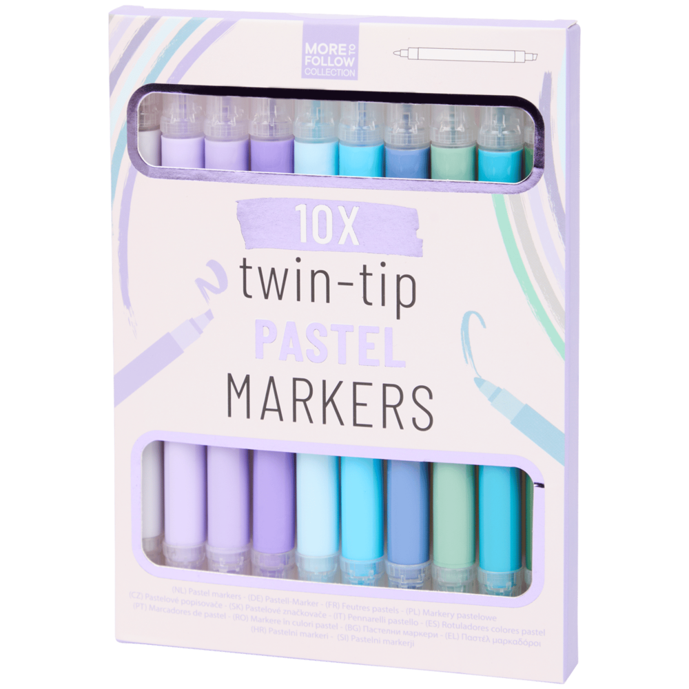 AVEC Twin-Tip Markers Pastel Purple (3208747)