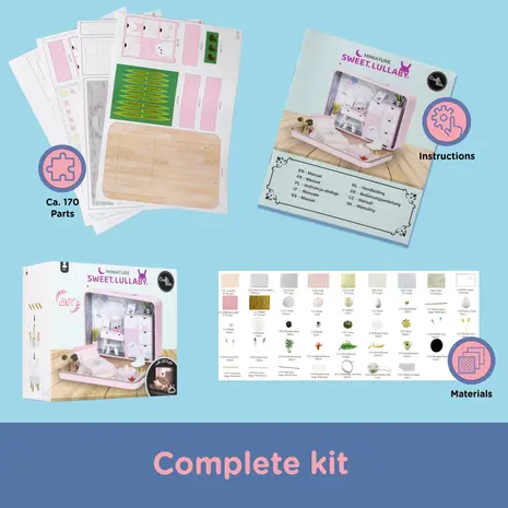 Crafts & Co. DIY Miniature Room in a Tin Sweet Lullaby (3010093) Crafts & Co. DIY Miniature Room in a Tin Sweet Lullaby (3010093)