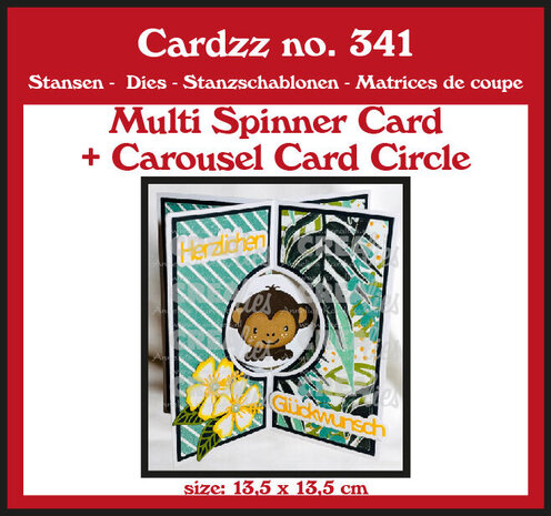 Crealies Cardzz Dies Multi Spinner + Carousel Card Circle (CLCZ341) Crealies Cardzz Dies Multi Spinner + Carousel Card Circle (CLCZ341)