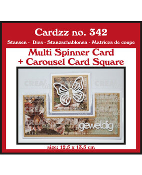Crealies Cardzz Dies Multi Spinner + Carousel Card Square (CLCZ342) Crealies Cardzz Dies Multi Spinner + Carousel Card Square (CLCZ342)