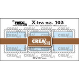 Crealies X-tra Dies 3 Postage Stamps Square in a Row (CLXtra103)