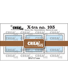 Crealies X-tra Dies 3 Postage Stamps Square in a Row (CLXtra103) Crealies X-tra Dies 3 Postage Stamps Square in a Row (CLXtra103)