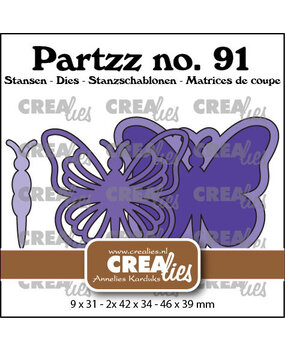 Crealies Partzz Dies Butterfly A Large (CLPartzz91) Crealies Partzz Dies Butterfly A Large (CLPartzz91)